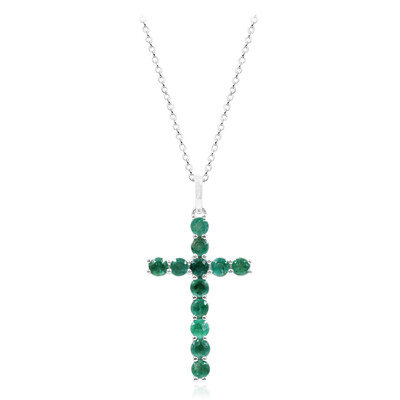 Collana in argento con Smeraldo Socoto
