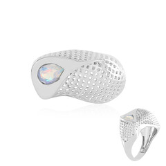 Anello in argento con Opale di Welo (SAELOCANA)