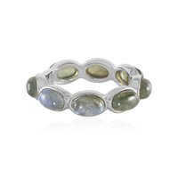 Anello in argento con Labradorite