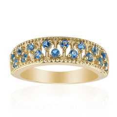Anello in oro con Haüyne
