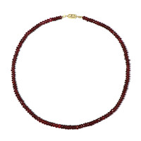 Collana in argento con Granato Mozambico