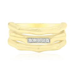 Anello in argento con Diamante I1 (G)