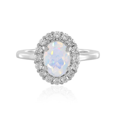 Anello in argento con Opale di Welo