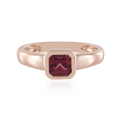 Anello in argento con Rodolite