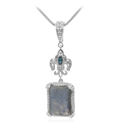 Collana in argento con Labradorite (Dallas Prince Designs)