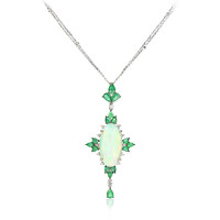 Collana in oro con Opale di Welo AAA (CIRARI)