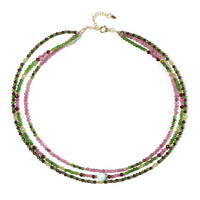 Collana in argento con Aragonite Blu (Riya)