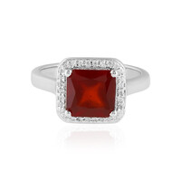 Anello in argento con Granato Essonite