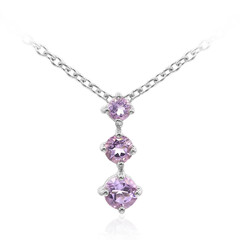 Collana in argento con Ametista Rose de France