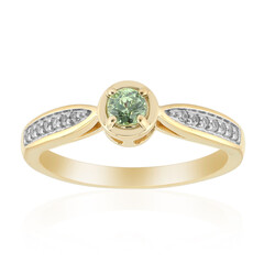 Anello in oro con Demantoide del Madagascar