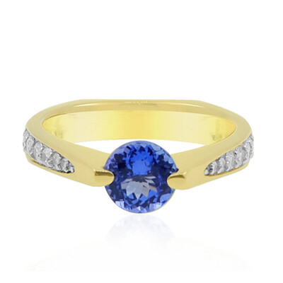 Anello in oro con Tanzanite AAA (de Melo)
