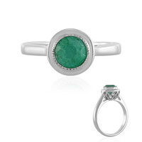 Anello in argento con Smeraldo Colombiano