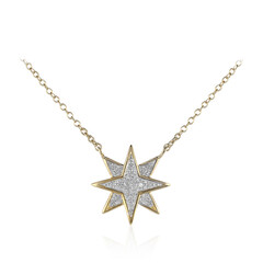 Collana in argento con Diamante I3 (I)