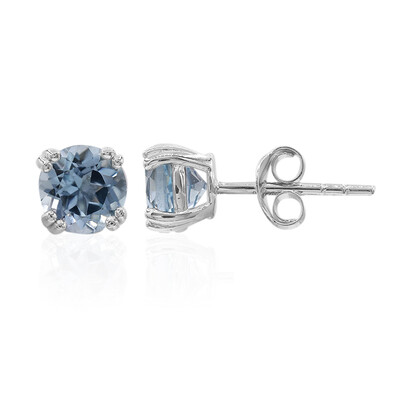 Orecchini in argento con Topazio Blu Cielo