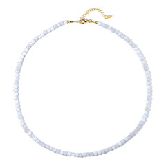 Collana in argento con Agata Blue Lace