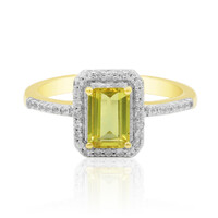 Anello in oro con Zaffiro Giallo Ban Ka Cha