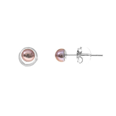 Orecchini in argento con Perla di Acqua Dolce