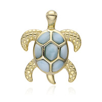 Ciondolo in argento con Larimar