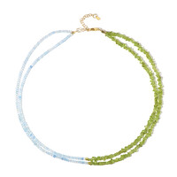 Collana in argento con Peridoto