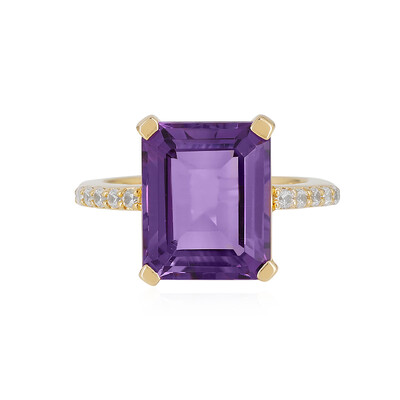 Anello in argento con Ametista Siberiana