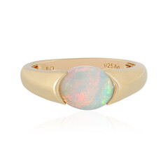 Anello in argento con Opale di Welo