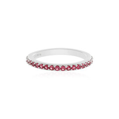 Anello in argento con Spinello Rosso