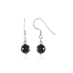 Orecchini in argento con Spinello Nero