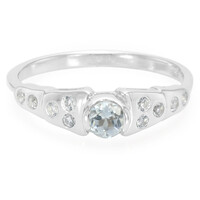 Anello in argento con Acquamarina