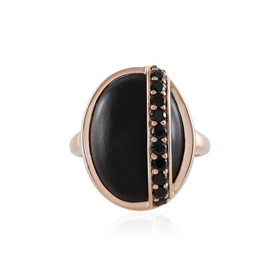 Anello in argento con Onice Nero (KM by Juwelo)