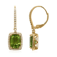 Orecchini in oro con Peridoto Dashihe  (CIRARI)