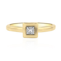 Anello in oro con Diamante IF (D)