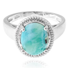 Anello in argento con Larimar