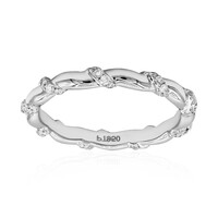 Anello in platino con Diamante SI2 (G)