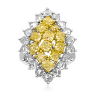 Anello in oro con Diamante Giallo SI2 (CIRARI)