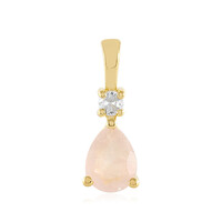 Ciondolo in argento con Quarzo Rosa