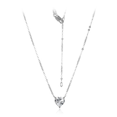 Collana in argento con Topazio Bianco