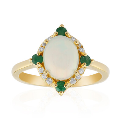 Anello in argento con Opale di Welo