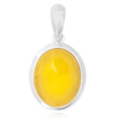 Ciondolo in argento con Ambra Baltica