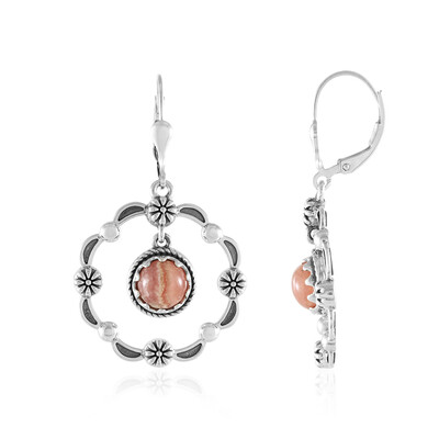 Orecchini in argento con Rodocrosite (Desert Chic)