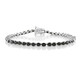 Bracciale in argento con Spinello Nero