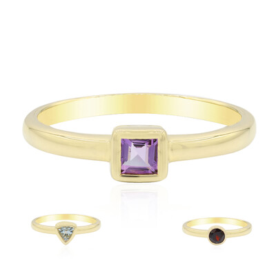 Anello in argento con Granato Mozambico