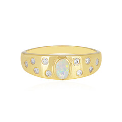 Anello in argento con Opale di Welo