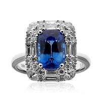 Anello in oro con Zaffiro Ceylon Blu (CIRARI)