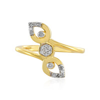 Anello in argento con Diamante I2 (I)