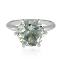 Anello in argento con Ametista Verde