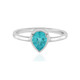 Anello in argento con Apatite Blu