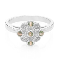 Anello in argento con Alessandrite Occhio di Gatto