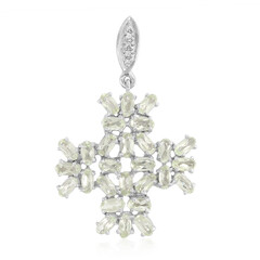 Ciondolo in argento con Ambligonite