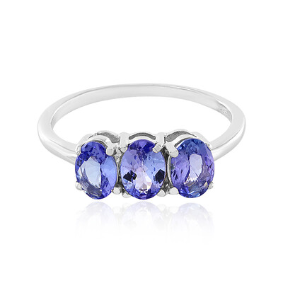 Anello in argento con Tanzanite