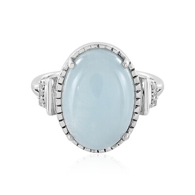 Anello in argento con Acquamarina